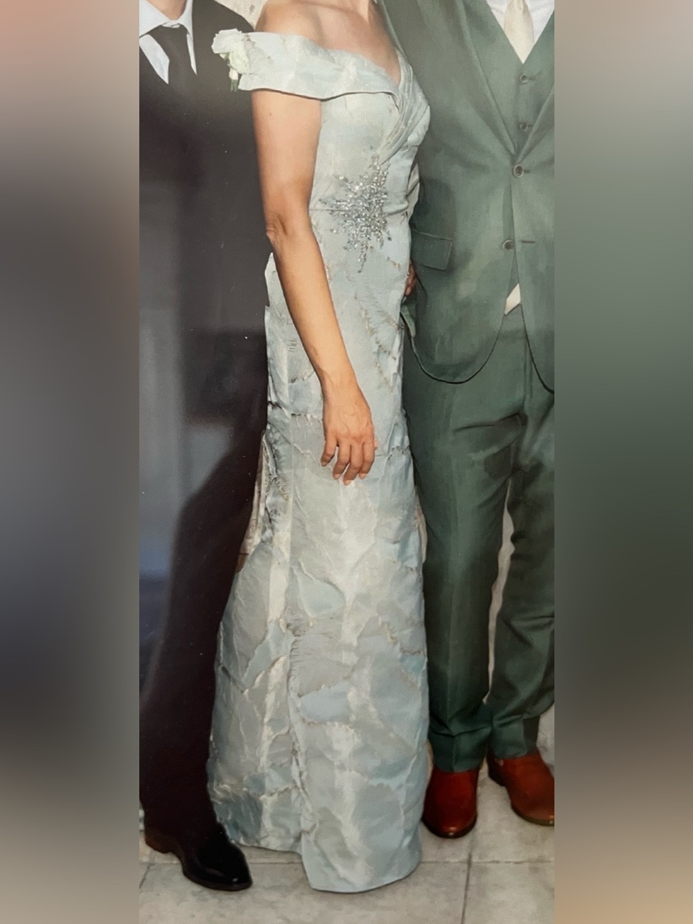 “Marsoni” Stunning Sea glass mother of bride/groom dress size 8